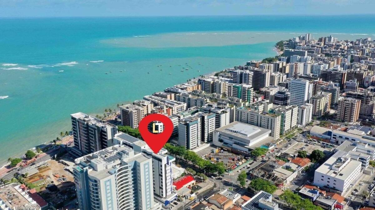 Edificio Sky Concept - Apt 1003 - Quarto E Sala Com Ar Condicionado, Piscina, Academia, Area Kids, Proximo A Praias Turisticas E Bares Badalados Maceió Exterior foto